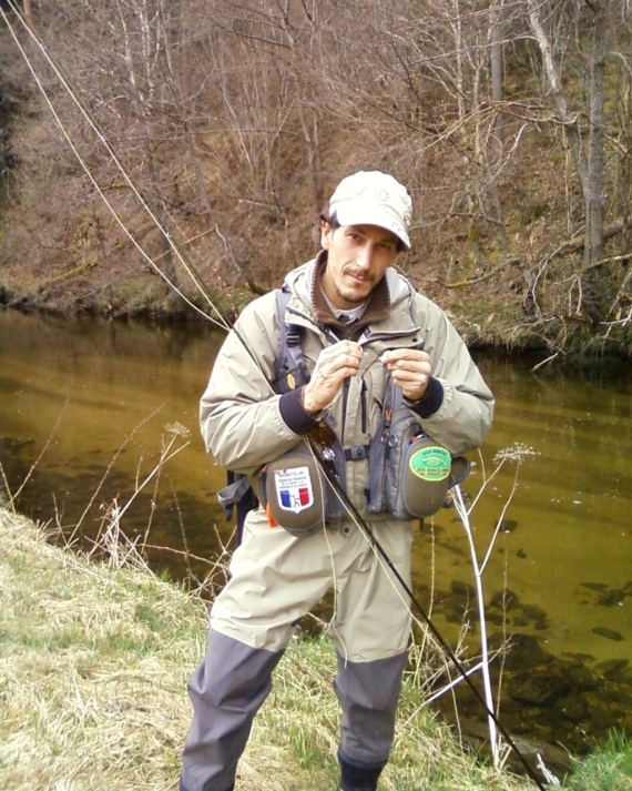 karl tolbanos moniteur guide peche yoann esquis Moniteur guide de pêche en Rhône Alpes