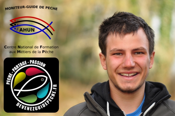 Moniteur guide de pêche Drôme Pablo Vernier