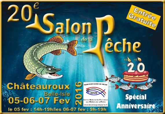 Le centre au salon de la pêche de Châteauroux