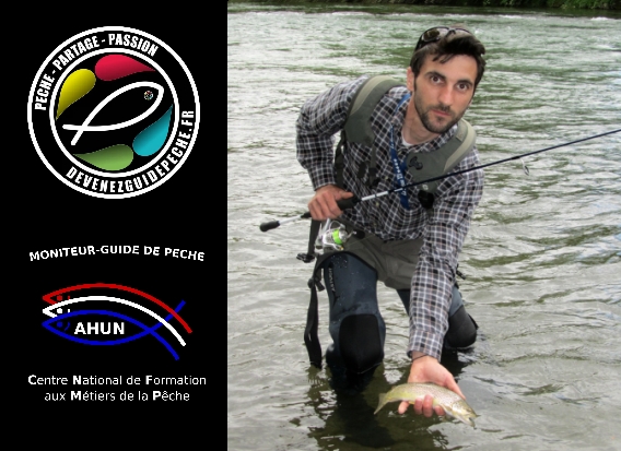 Moniteur guide de pêche Loire Julien Grassot