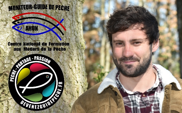 Moniteur guide de peche en correze, jérémy Bola