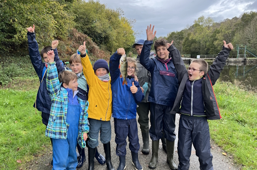 Groupe école de pêche enfants Thibaut LE SCELLER