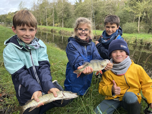 groupe école pèche Thibaut LE SCELLER